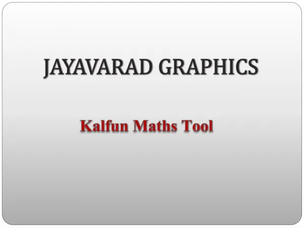 Kalfun-Maths-Tool-Supplier