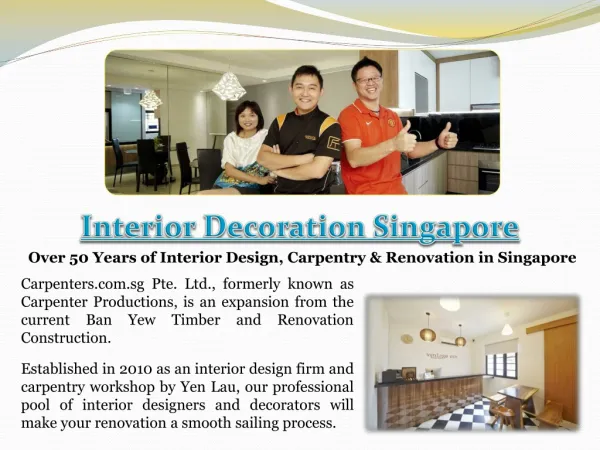 Singapore interior design