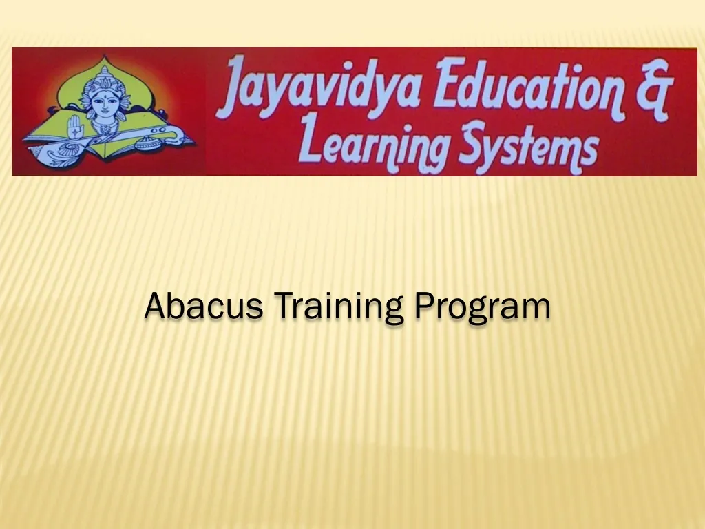 abacus training program