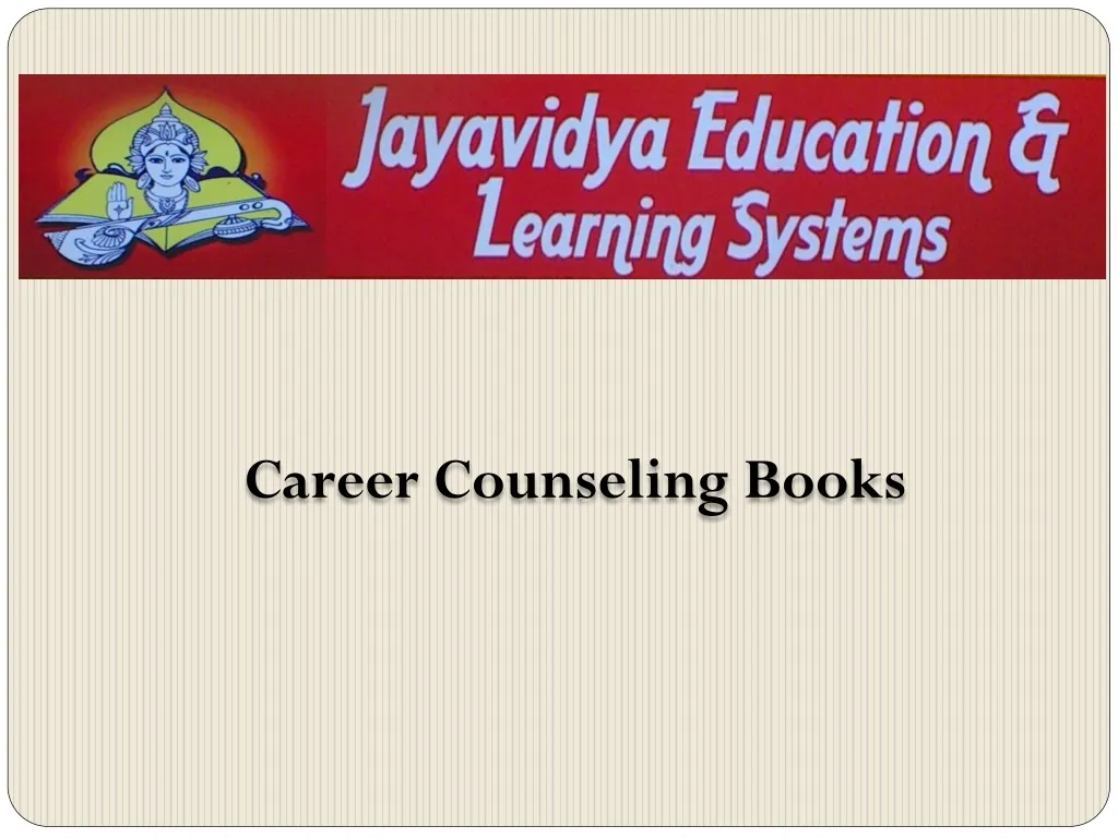 career counseling books
