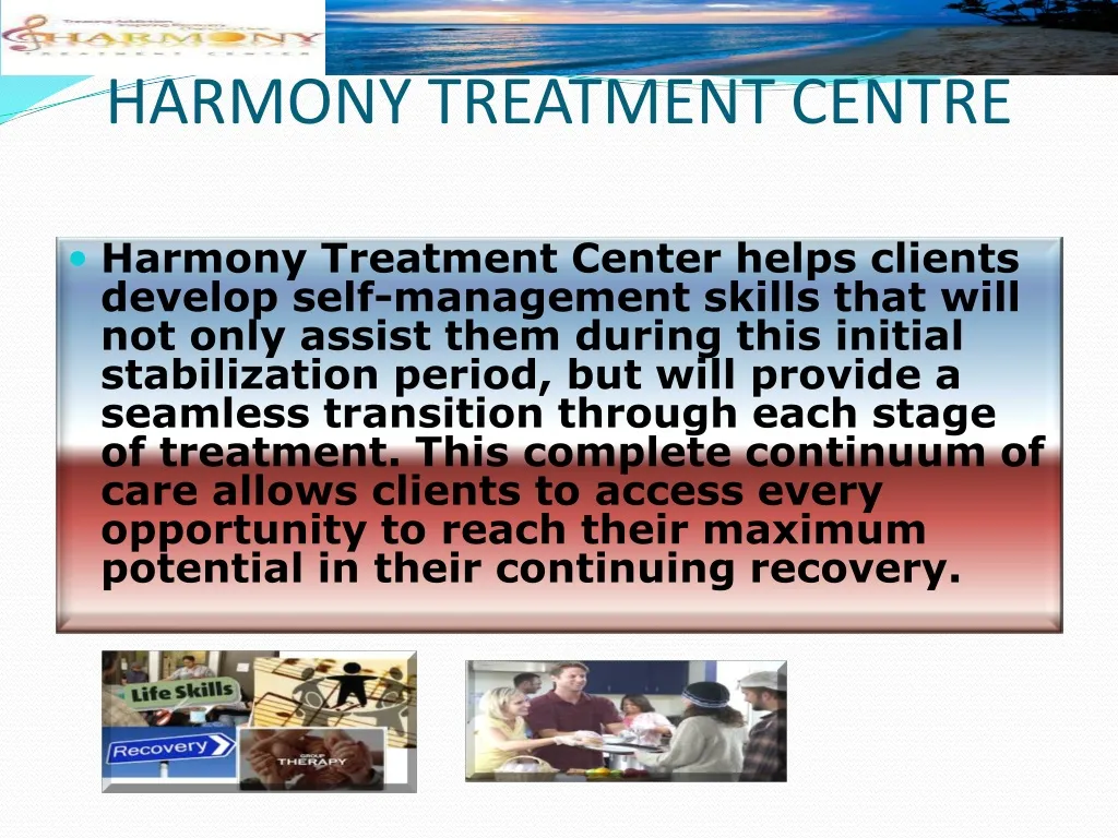 harmony treatment centre