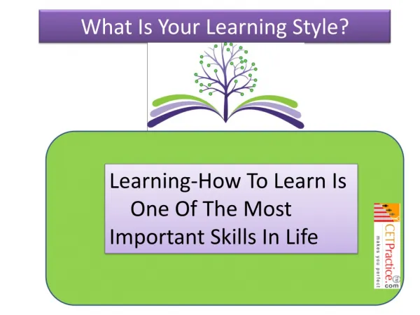 Know Your Learning Style.