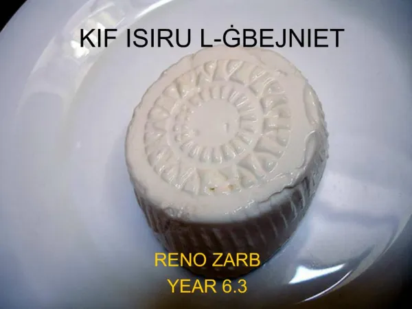 KIF ISIRU L-GBEJNIET