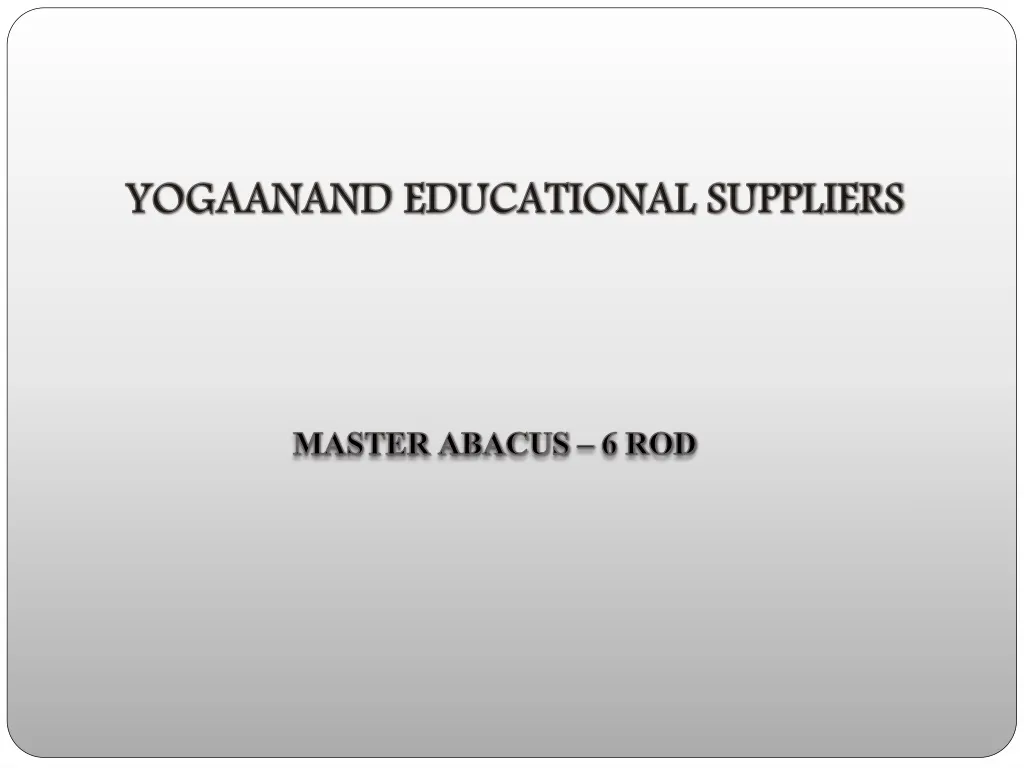 yogaanand educational suppliers