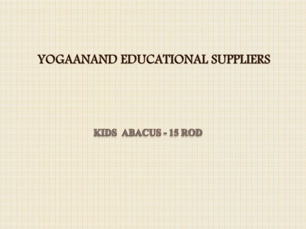 yogaanand educational suppliers