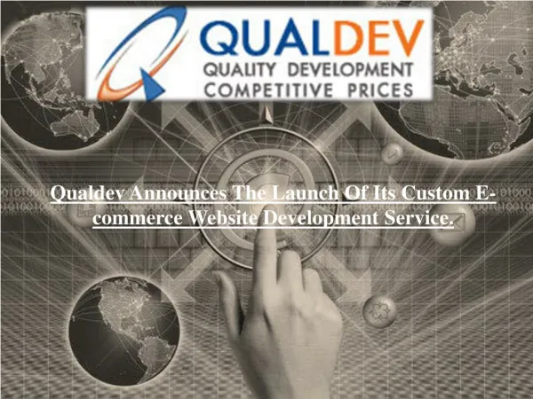 Qualdev launch custom e-commerce website development service