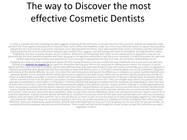 The way to Discover the most effective Cosmetic