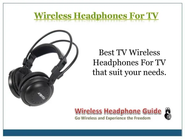Best Tv Wireless Headphones For Tv