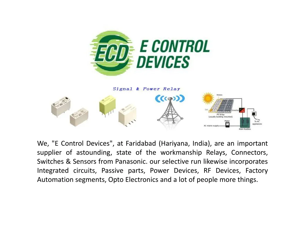 we e control devices at faridabad hariyana india