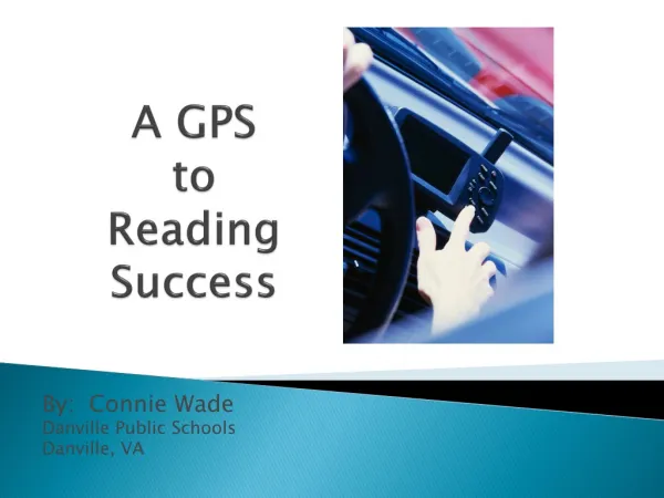 A GPS to Reading Success