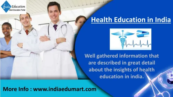 Health Education in India