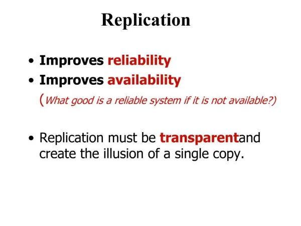 Replication