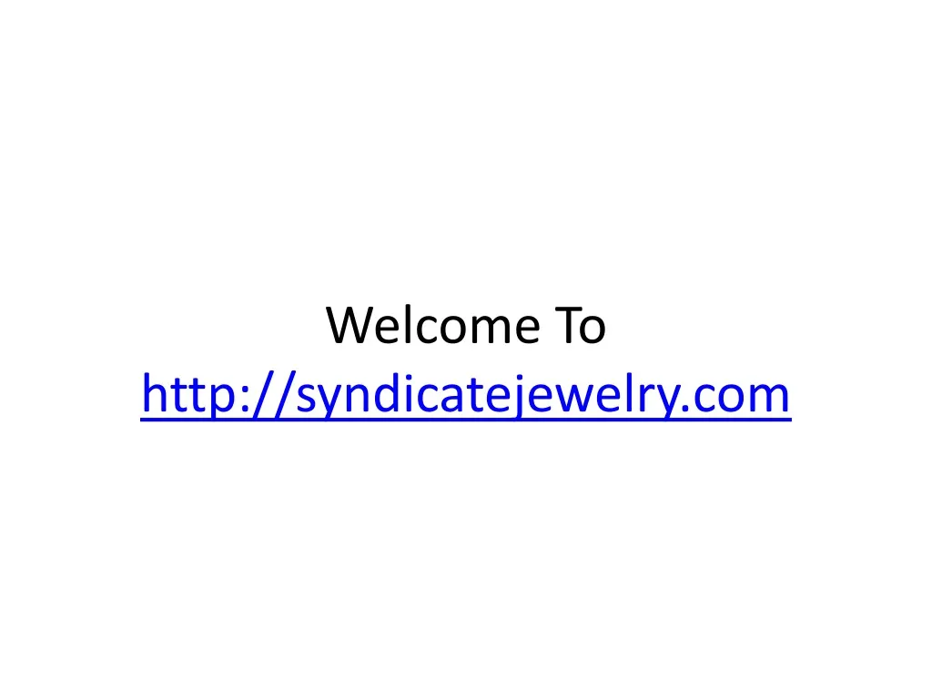 welcome to http syndicatejewelry com