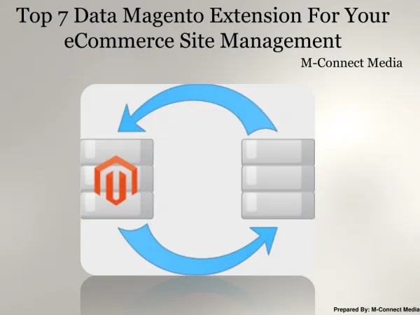 Top 7 Data Magento Extension For Your eCommerce Site Managem