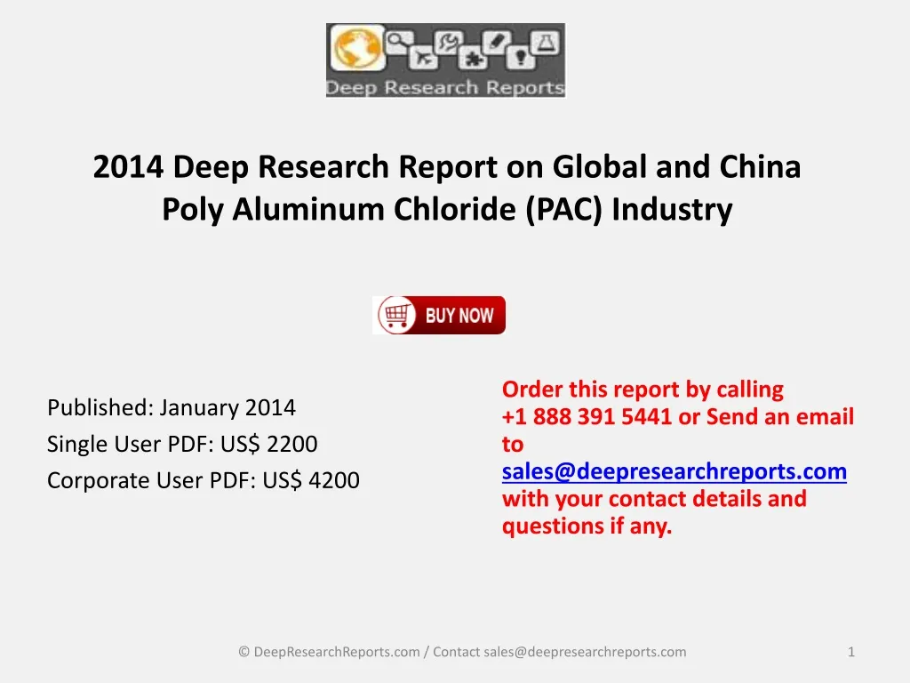 2014 deep research report on global and china poly aluminum chloride pac industry