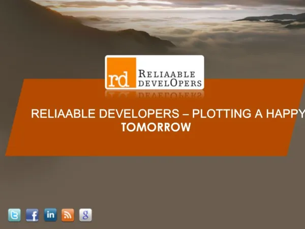 Reliaable Developers – Plotting a Happy Tomorrow