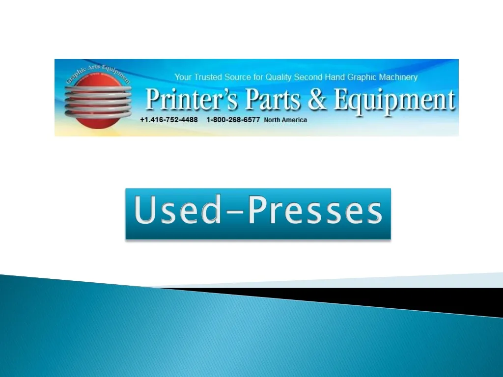 used presses