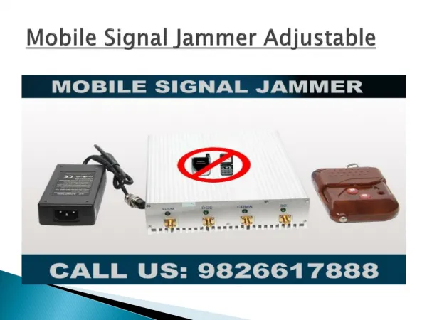Best Mobile Signal Jammer