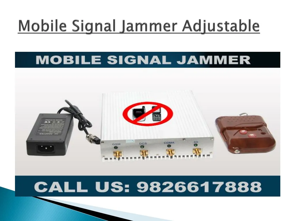 mobile signal jammer adjustable
