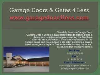 Garage Doors - slide 1