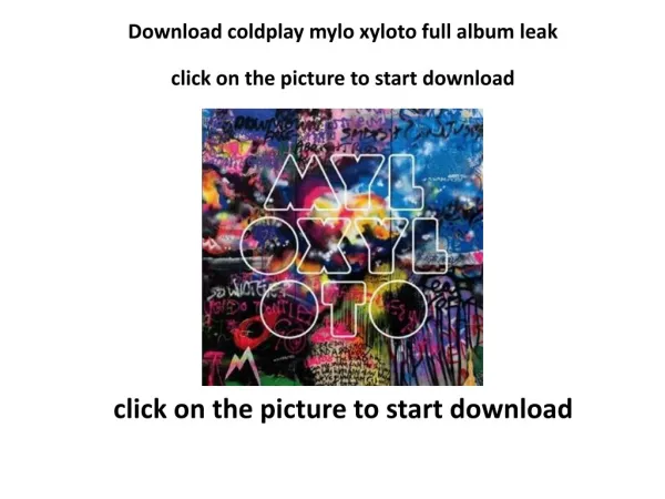 download coldplay mylo xyloto 2011 full album leak
