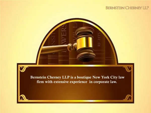 Hartley Bernstein and Bernstein Cherney LLP