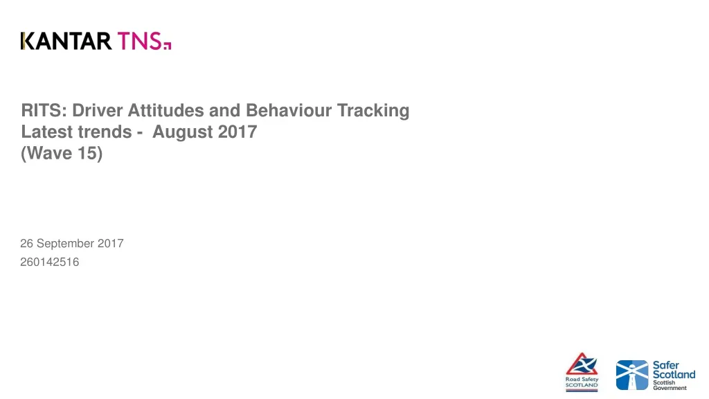 rits driver attitudes and behaviour tracking latest trends august 2017 wave 15
