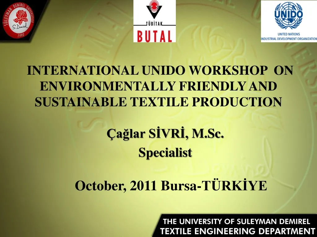 international unido workshop on environmentally