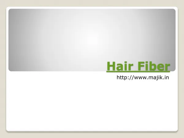 Order Hair fiber Online in India