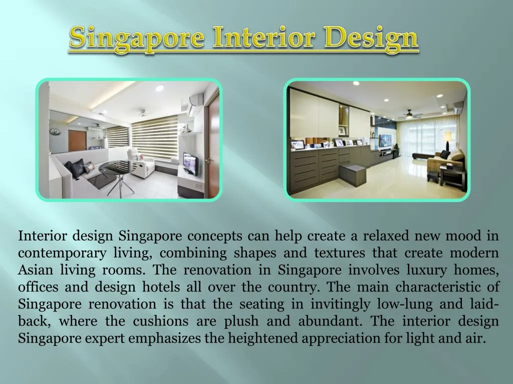 singapore interior design