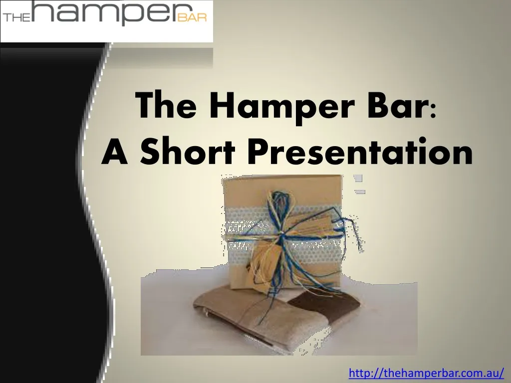 the hamper bar a short presentatio n