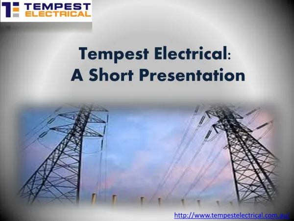 Tempest Electrical Offers Personalized Services