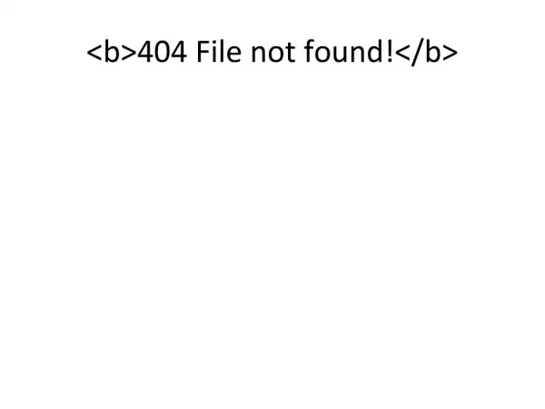 B404 File not found