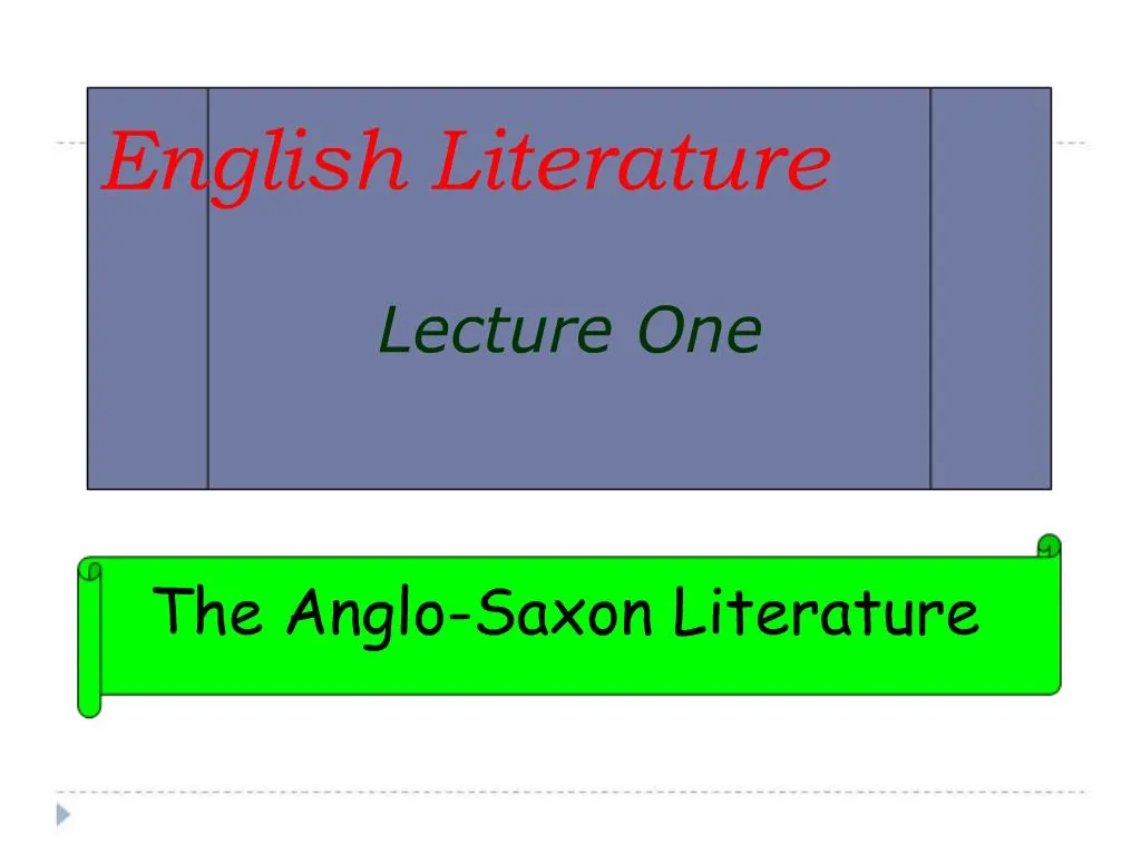 presentation topics on english literature