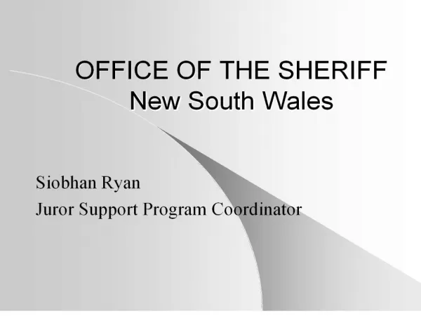 office of the sheriff new south wales