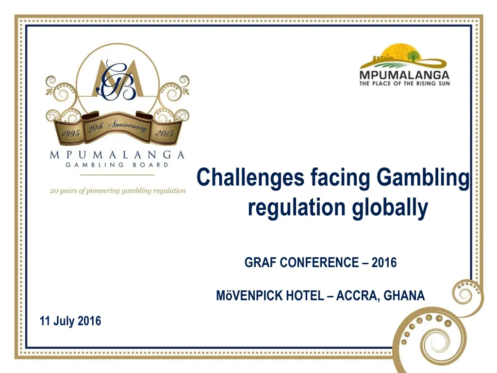 challenges facing gambling regulation globally