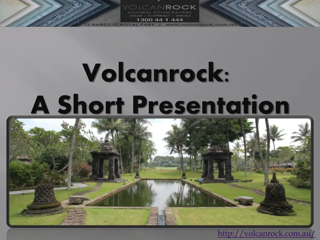 volcanrock a short presentation