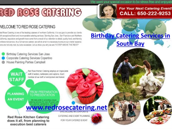 Birthday Catering Services in South Bay