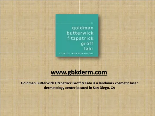 Dermatologist San Diego
