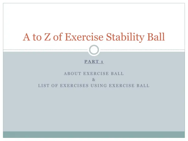 New exercise ball 55, 65 and 75 cm exclusive to Amazon.com