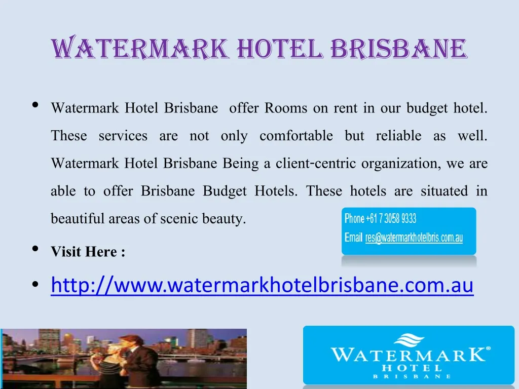 watermark hotel brisbane