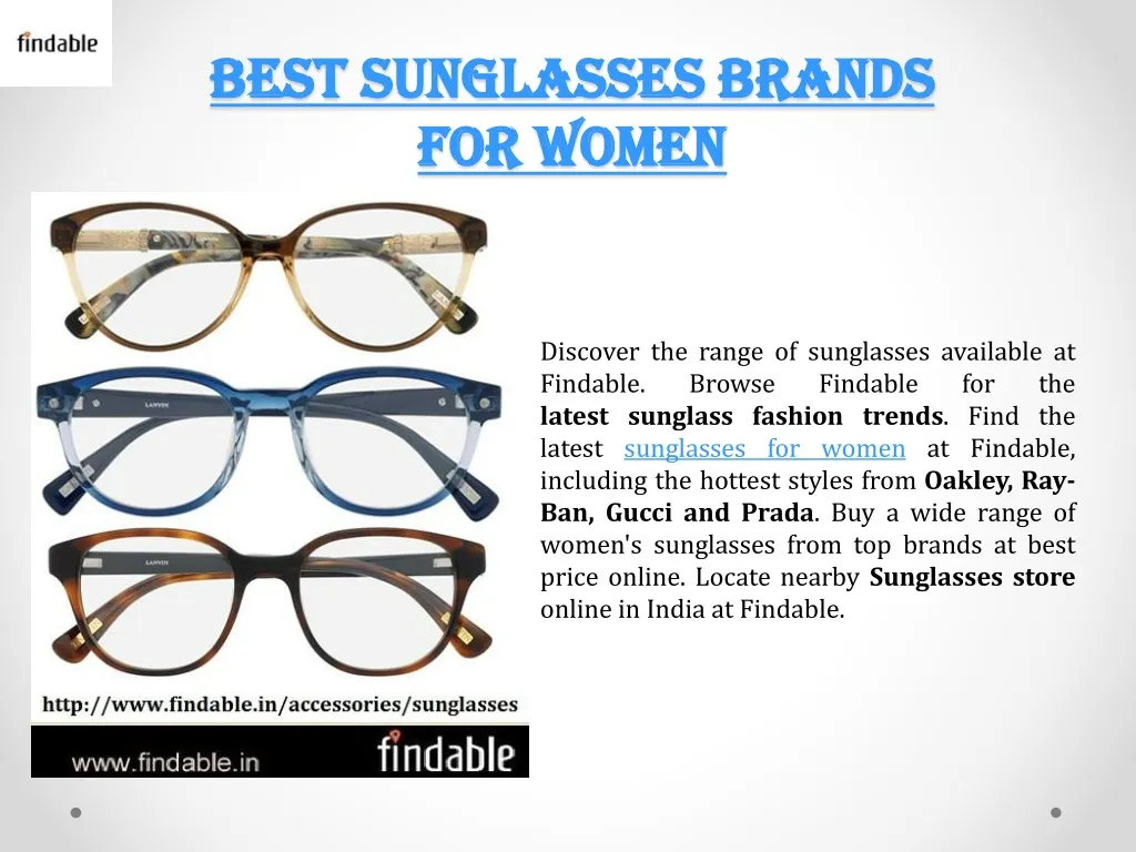 best sunglasses brands for women