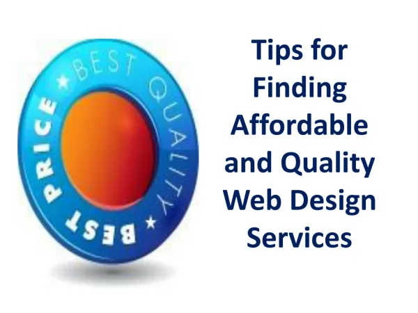 Tips for Finding Affordable and Quality Web Design Services