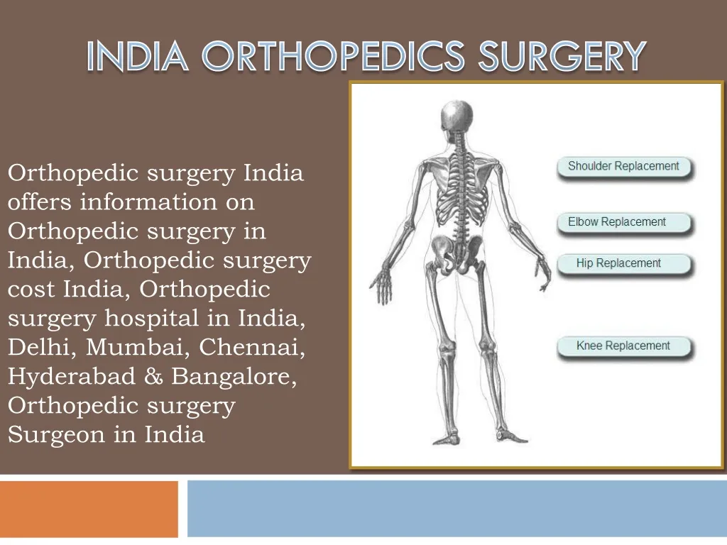 india orthopedics surgery