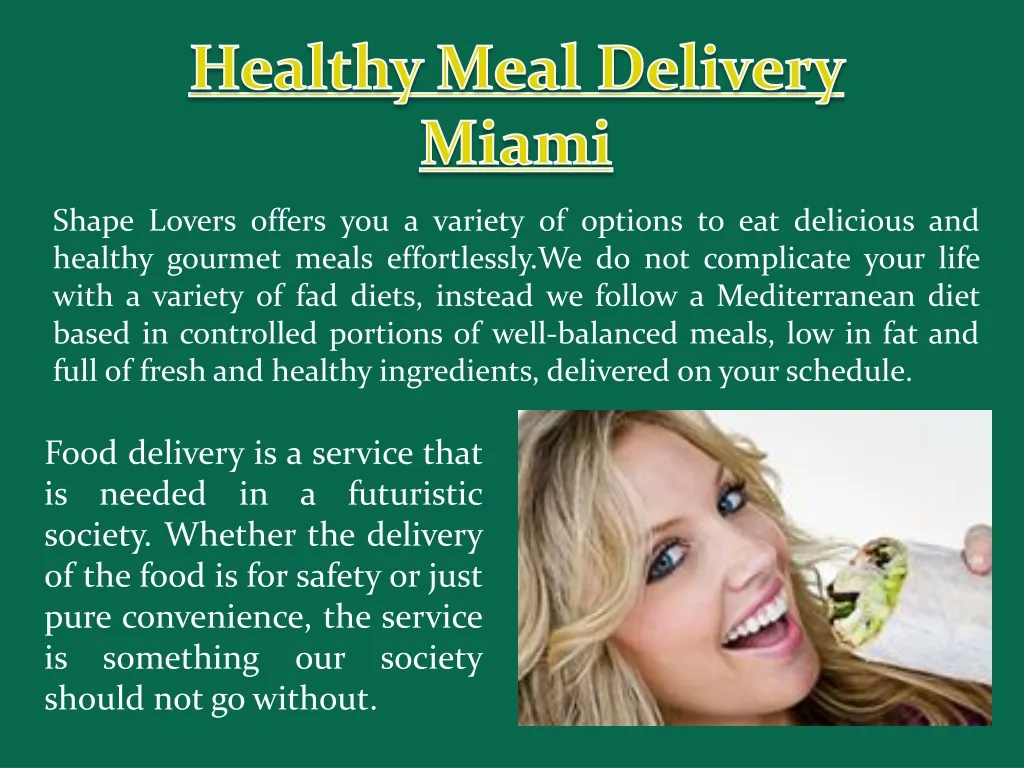 healthy meal delivery miami