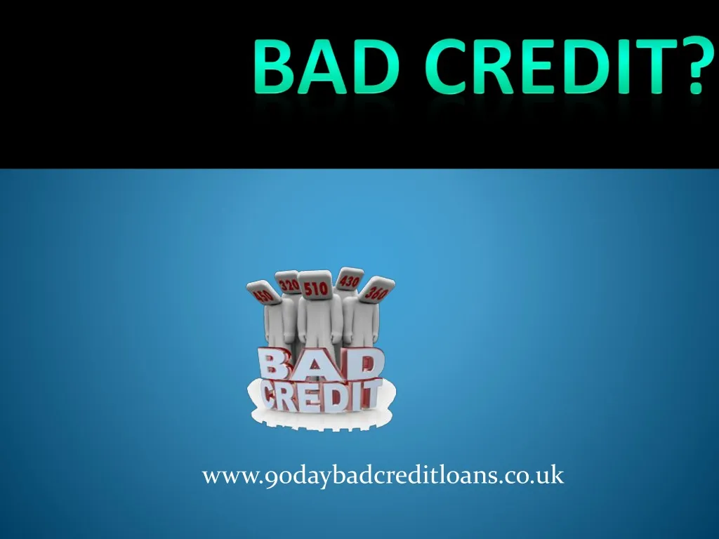 bad credit