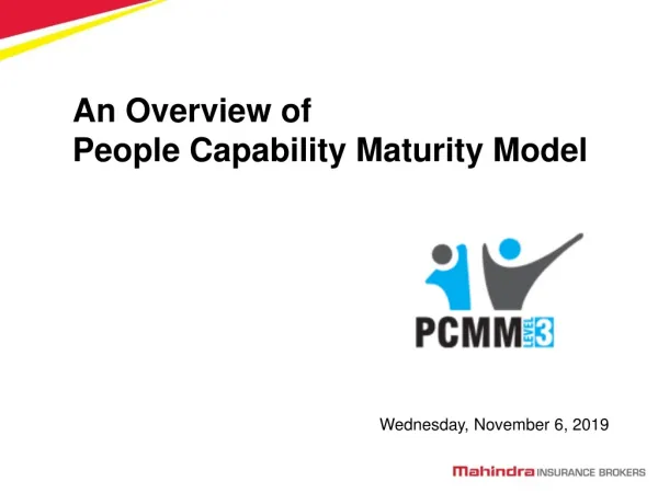An Overview of People Capability Maturity Model