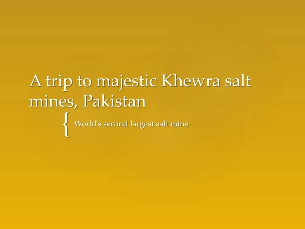 a trip to majestic khewra salt mines pakistan