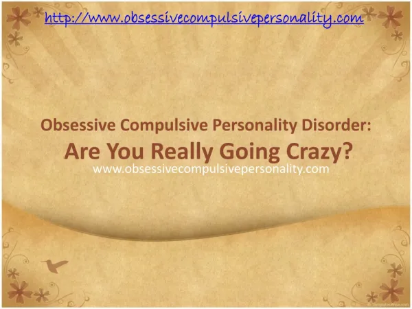 ocd: are you really going crazy?