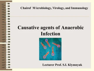 Causative agents of Anaerobic Infection - slide 1